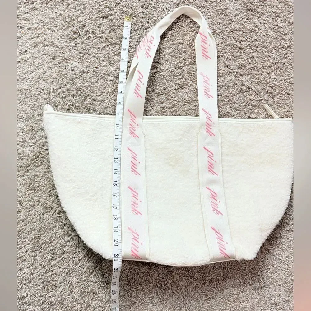 Pink Victoria’s Secret Cream & Pink Tote Bag